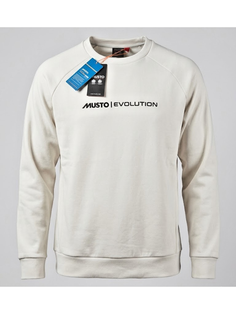 New Musto Evolution Tech Crew Sweatshirt Sailing Team White Size Sample